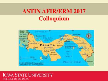 ASTIN AFIR/ERM 2017 Colloquium