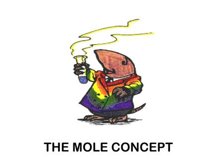 THE MOLE CONCEPT.