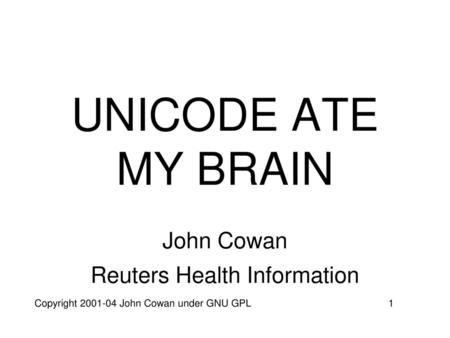 John Cowan Reuters Health Information