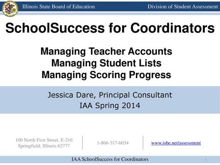 SchoolSuccess for Coordinators