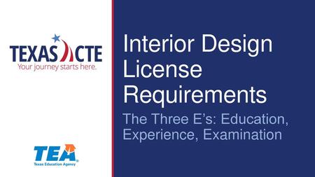 Interior Design License Requirements