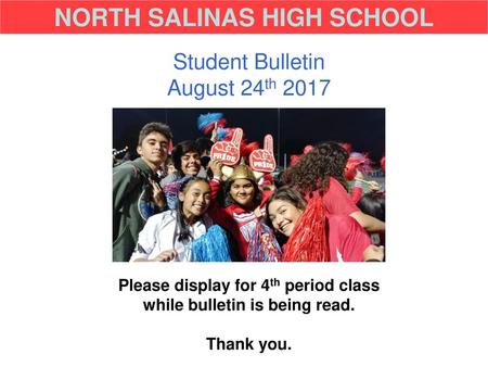 NORTH SALINAS HIGH SCHOOL