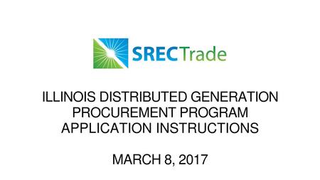 Illinois Distributed generation Procurement program