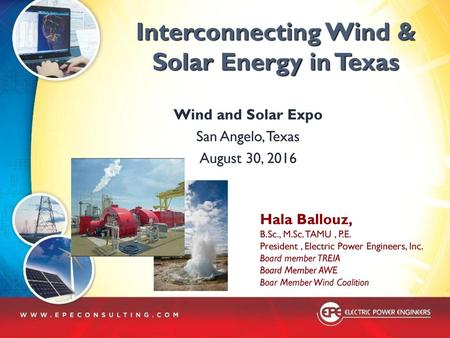 Interconnecting Wind & Solar Energy in Texas