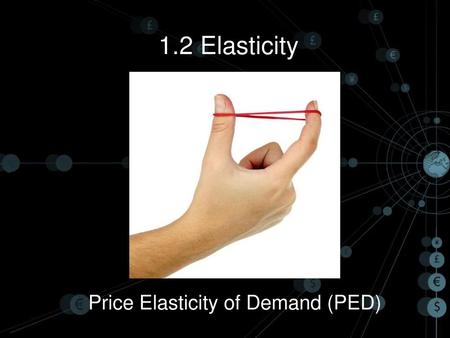 Price Elasticity of Demand (PED)