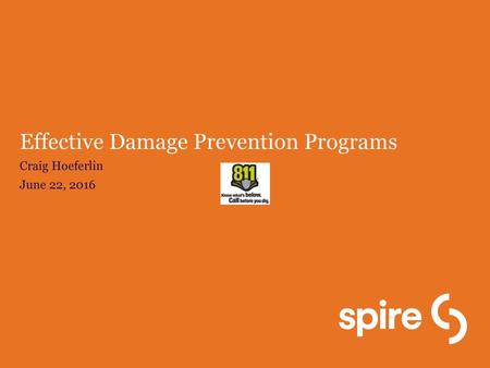 Effective Damage Prevention Programs