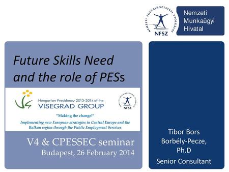 Future Skills Need and the role of PESs