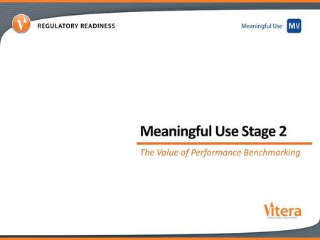 The Value of Performance Benchmarking