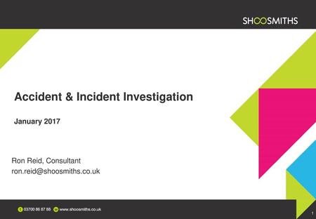 Accident & Incident Investigation January 2017