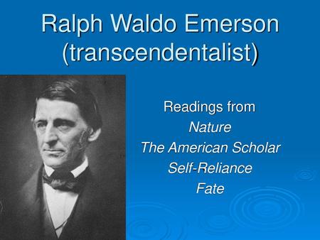 Ralph Waldo Emerson (transcendentalist)