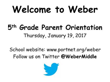 5th Grade Parent Orientation