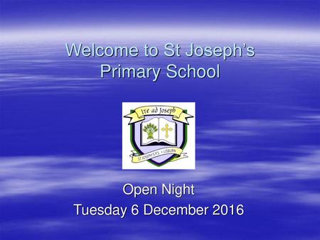 Welcome to St Joseph’s Primary School