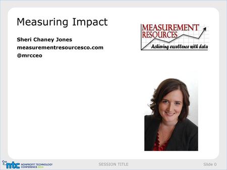 Engage Your Readers Outcomes & Impact SESSION TITLE.