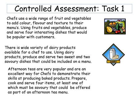 Controlled Assessment: Task 1