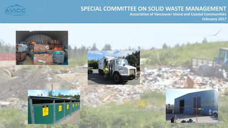 SPECIAL COMMITTEE ON SOLID WASTE MANAGEMENT