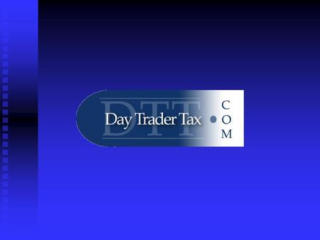 Tax Strategies For The Active Trader