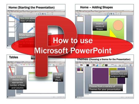 How to use Microsoft PowerPoint