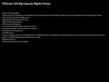 Diflucan 150 Mg Capsule Rigide Prezzo