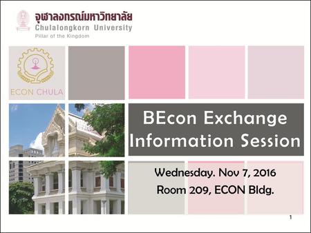 BEcon Exchange Information Session