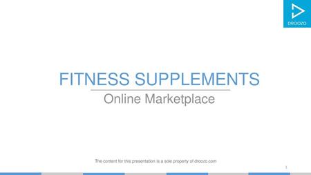 FITNESS SUPPLEMENTS Online Marketplace