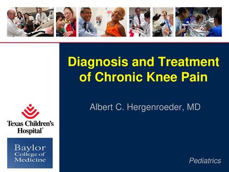 Goals The audience will understand the diagnosis and treatment of patellofemoral dysfunction (PFD) in adolescents in a pediatric practice.