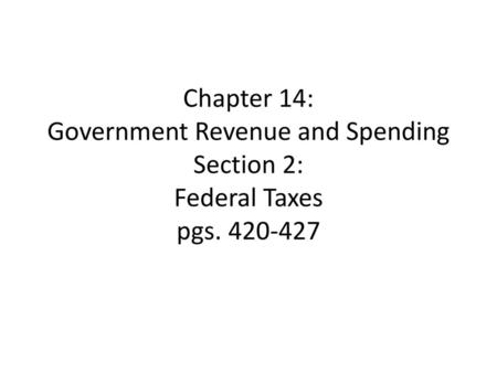 Individual Income Tax – Key Concepts