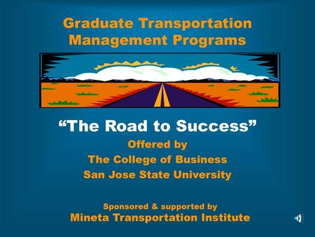 Graduate Transportation Management Programs