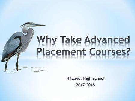 Why Take Advanced Placement Courses?