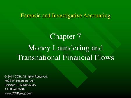 Forensic and Investigative Accounting