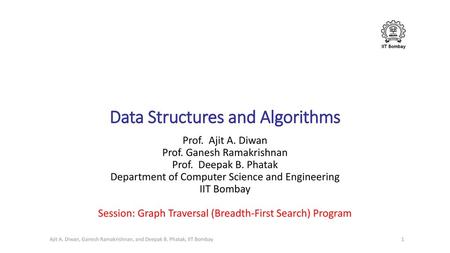 Data Structures and Algorithms