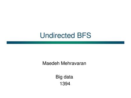 Maedeh Mehravaran Big data 1394