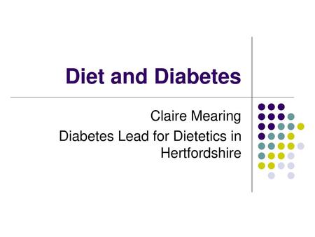 Claire Mearing Diabetes Lead for Dietetics in Hertfordshire