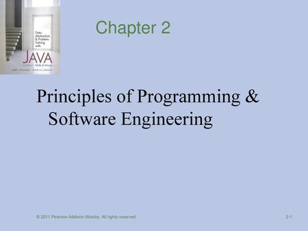 Principles of Programming & Software Engineering