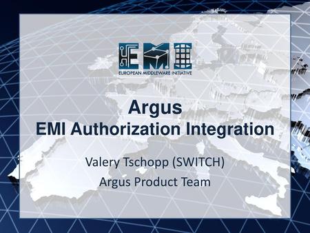 Argus EMI Authorization Integration