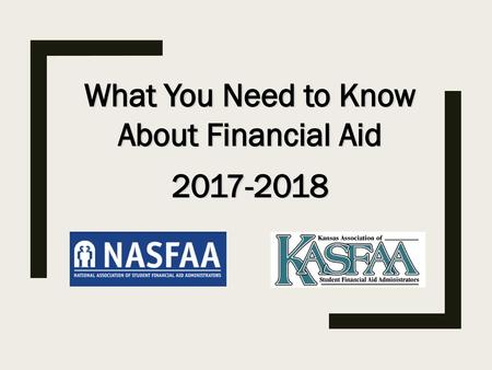 What You Need to Know About Financial Aid