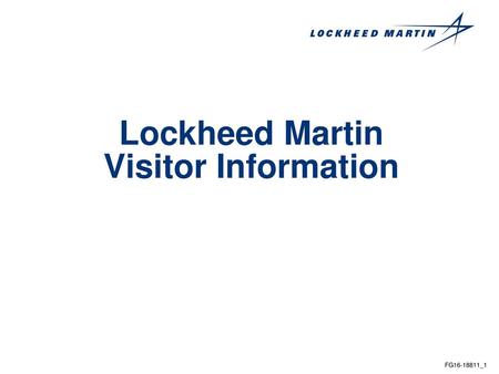 Lockheed Martin Visitor Information