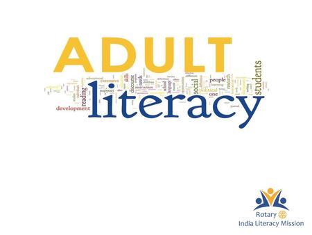 Adult Literacy.