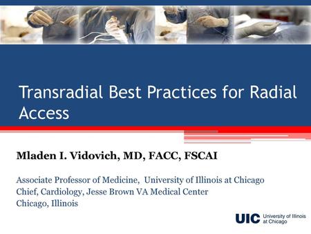 Transradial Best Practices for Radial Access