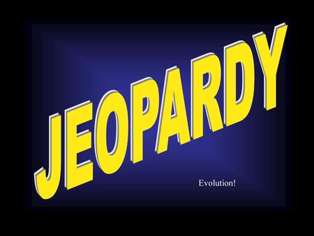 JEOPARDY Evolution!.