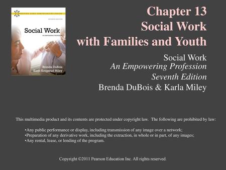 Chapter 13 Social Work with Families and Youth