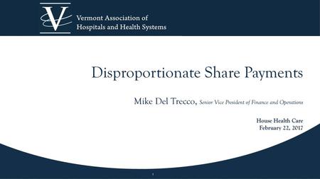 Disproportionate Share Payments