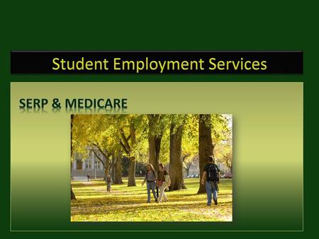 Student Employment Services