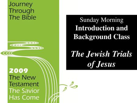 The Jewish Trials of Jesus