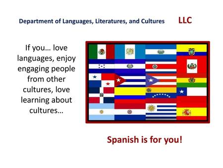 Department of Languages, Literatures, and Cultures LLC