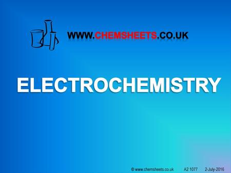 Chemsheets AS006 (Electron arrangement)