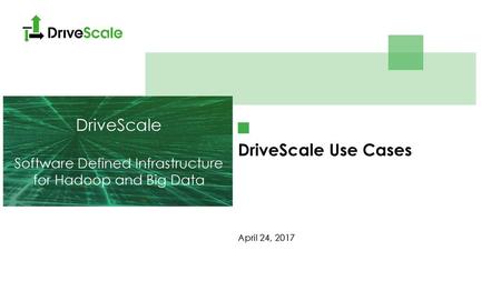 Software Defined Infrastructure for Hadoop and Big Data