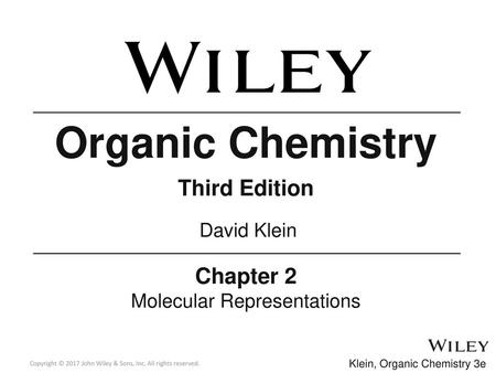 Molecular Representations