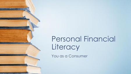 Personal Financial Literacy