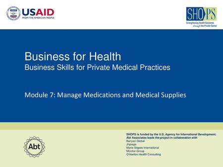 Business for Health Business Skills for Private Medical Practices