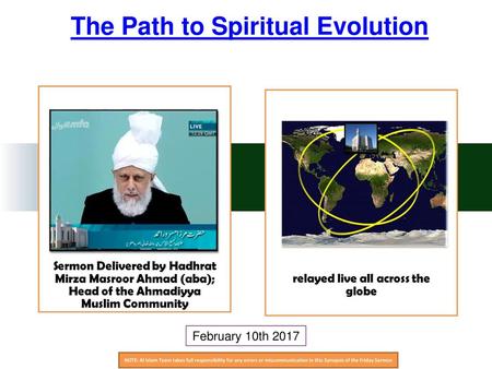 The Path to Spiritual Evolution